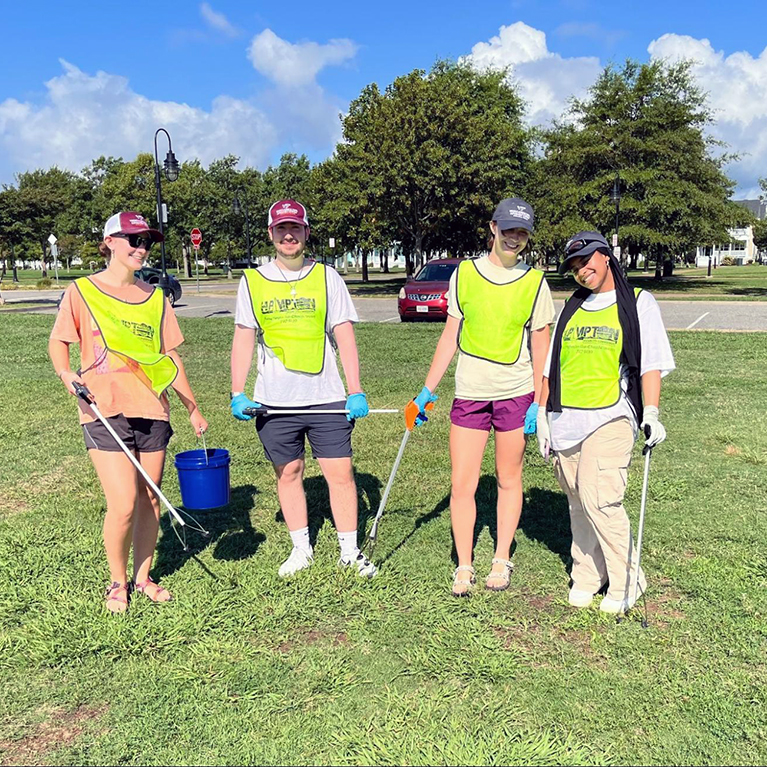 Beach clean-up